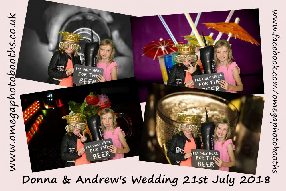 Donna & Andrew's Wedding | View more photos from the event at gallery.omegaphotobooths.co.uk/u/Omega-Photobooths/Donna-Andrews-Wedding